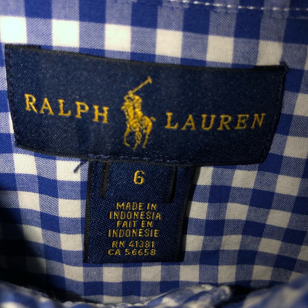 blue polo shirts - Picture 3 of 3
